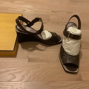 Fendi wedge heels